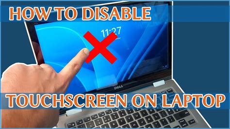 can you disable touch screen on hp laptop