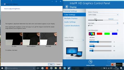 how to change hp laptop screen color
