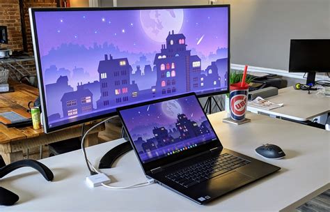 how to dual screen laptop