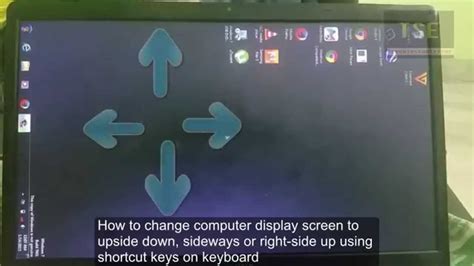 how to fix a laptop screen that is sideways