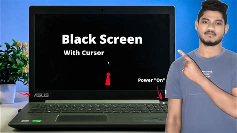how to fix my asus laptop black screen