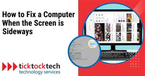 how to fix sideways laptop screen