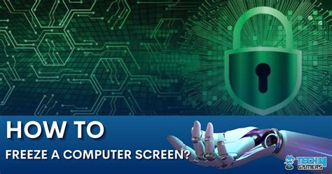 how to freeze the screen on a laptop