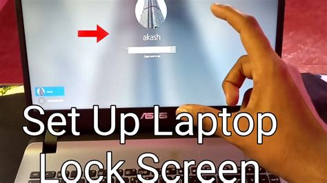 how to keep screen lock in laptop