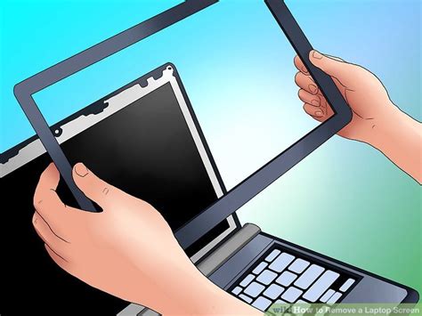 how to remove screen from laptop