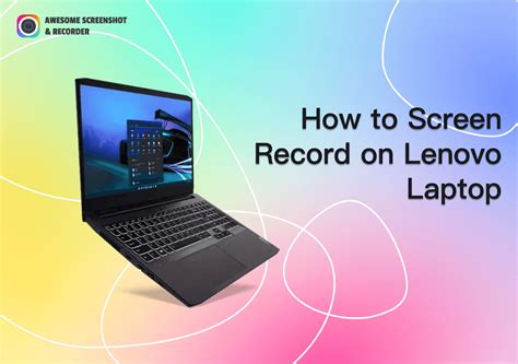 how to screen record on lenovo laptop