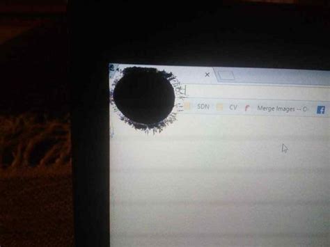 why does my laptop screen have black spots